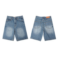 LESS - 5 POCKET WASHED DENIM SHORT - STANDARD